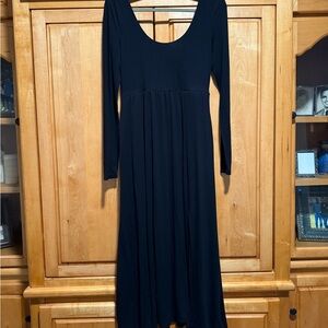 Elegant Black Long Sleeve Dress